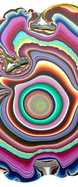 Holton Rower® | Tall painting contemporary art readymade psychedelic mesmerizing colorful random beautiful painting patterns